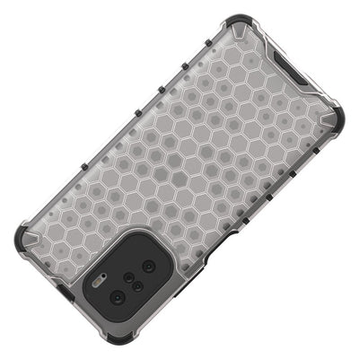Honeycomb Case armor cover with TPU Bumper for Xiaomi Redmi K40 Pro+ / K40 Pro / K40 / Poco F3 blue — Hurtel