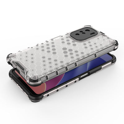 Honeycomb Case armor cover with TPU Bumper for Xiaomi Redmi K40 Pro+ / K40 Pro / K40 / Poco F3 red — Hurtel