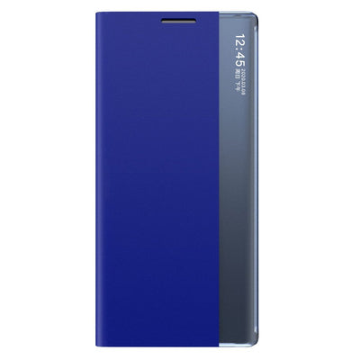 Sleep Case Bookcase Type Case with Smart Window for Xiaomi Redmi K40 Pro+ / K40 Pro / K40 / Poco F3 blue — Hurtel
