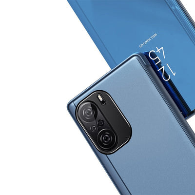 Clear View Case cover for Xiaomi Redmi K40 Pro+ / K40 Pro / K40 / Poco F3 blue — Hurtel