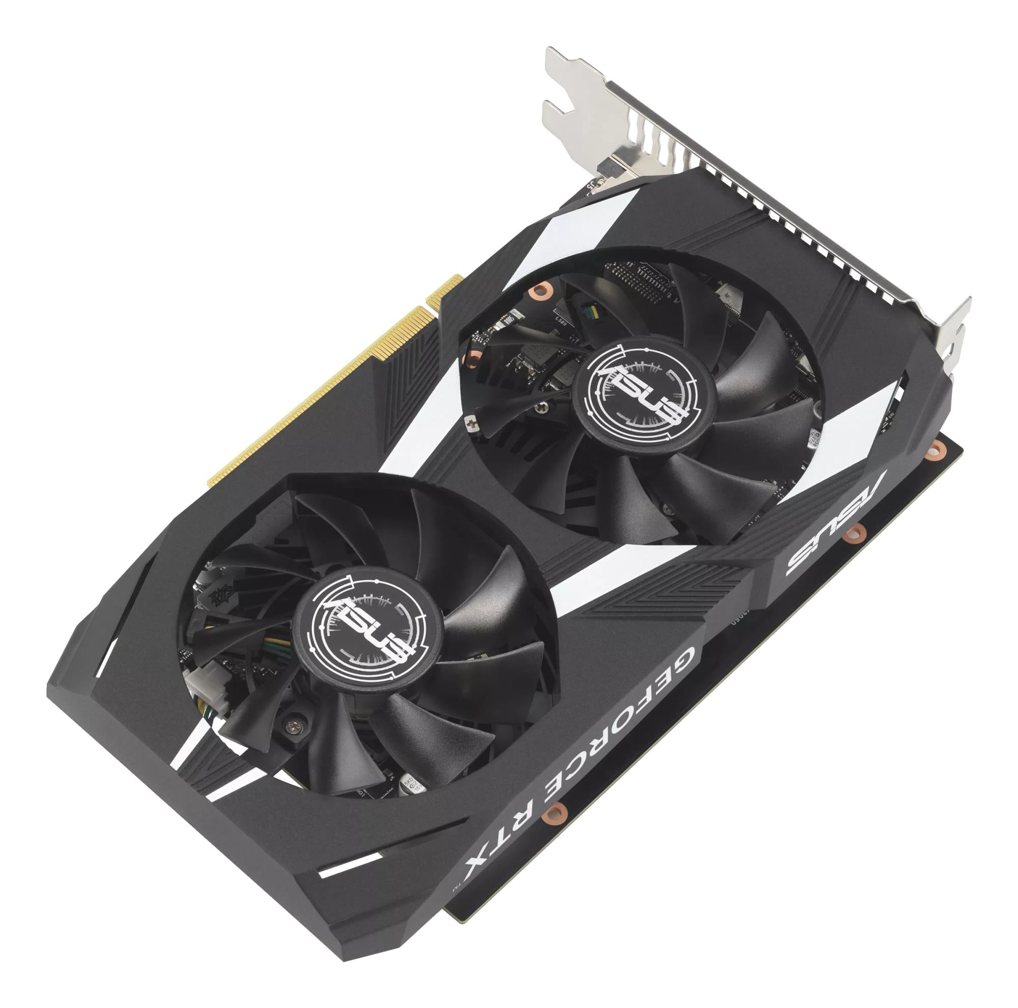 Graphics Card ASUS NVIDIA GeForce RTX 3050 6 GB GDDR6 96 bit PCIE 4.0 16x Dual Slot Fansink 1xDVI-D 1xHDMI 1xDisplayPort DUAL-RTX3050-O6G