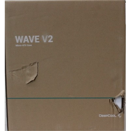 SALE OUT. Deepcool Wave V2 Micro ATX PC case | Deepcool | Wave V2 | Black | Micro ATX | DAMAGED PACKAGING | Power supply