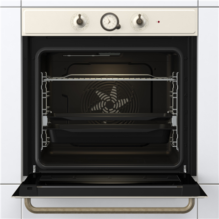 Gorenje Oven | BOS67372CLI | 77 L | Multifunctional | AquaClean | Mechanical | Steam function | Height 59.5 cm | Width 5