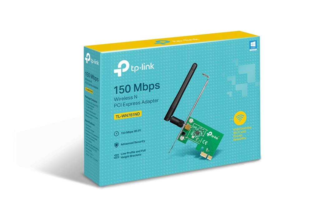 WRL ADAPTER 150MBPS PCIE/TL-WN781ND TP-LINK