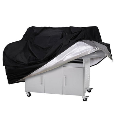 Waterproof grill cover, bicycle cover, bike cover, garden furniture cover, XXL cover, black — Hurtel