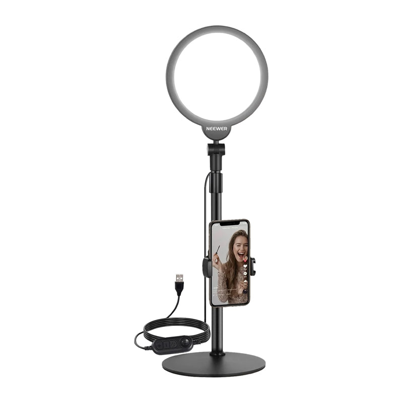 Neewer R06 18cm Round LED Phone Selfie Kit - Image 1