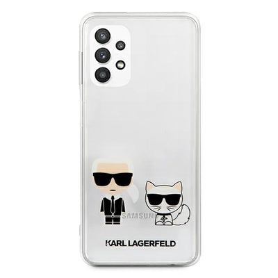 Karl Lagerfeld KLHCA32CKTR A326 A32 5G hardcase Transparent Karl & Choupette