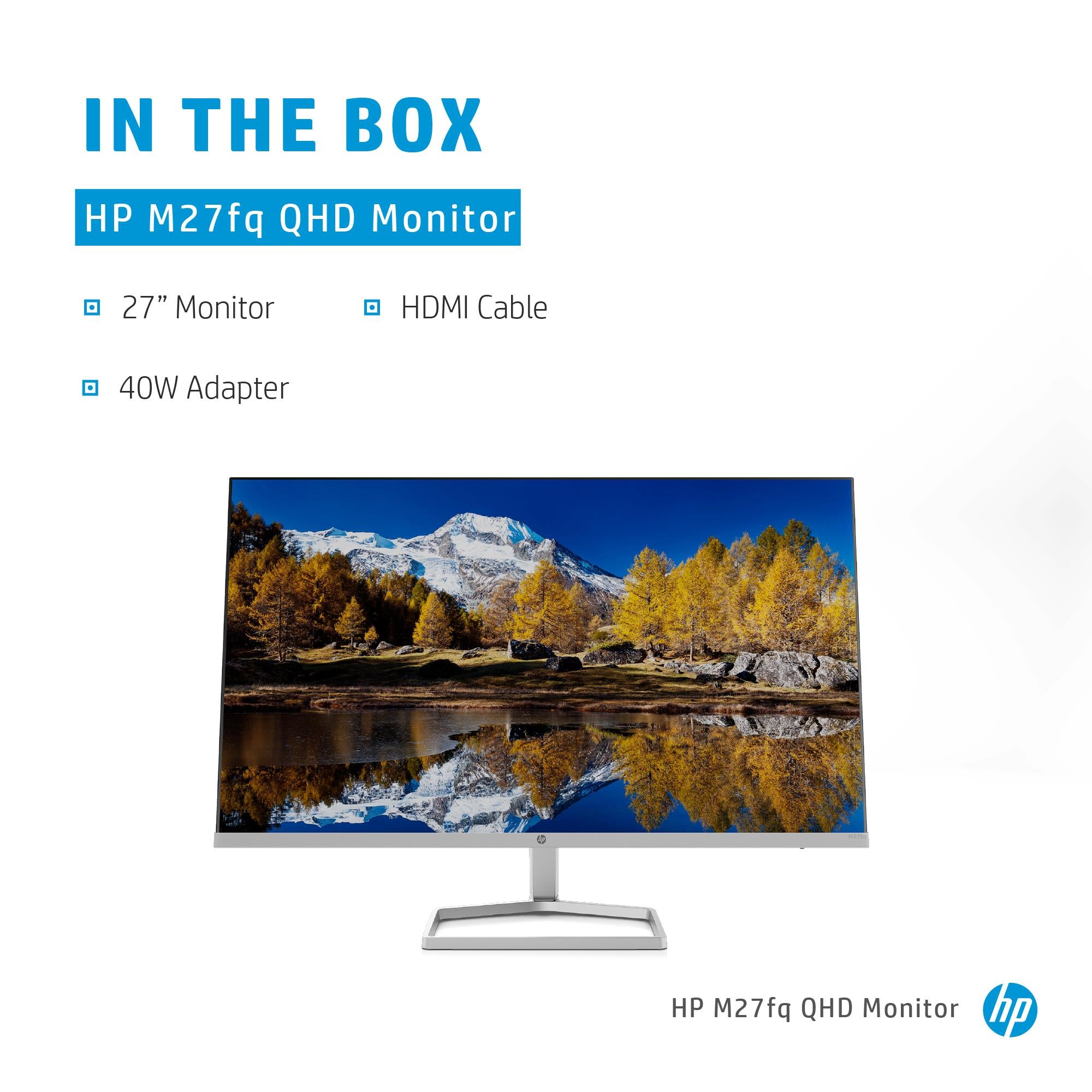 LCD Monitor HP 27 " 2560 x 1440 pixels Quad HD Native aspect ratio 16:9 LCD Flat 2H4B5E9