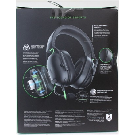 SALE OUT. Razer BlackShark V2 X Gaming Headset, Over-Ear, Wired, Microphone, Black | Razer | Gaming Headset | BlackShark