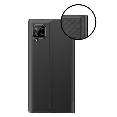 Sleep Case Bookcase Type Case with Smart Window for Samsung Galaxy A22 4G black — Hurtel