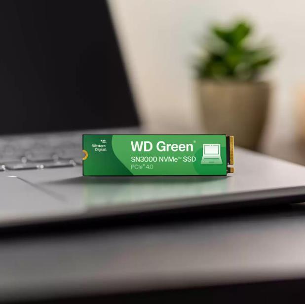 SSD WESTERN DIGITAL Green 2TB M.2 PCIe Gen4 NVMe Write speed 4200 MBytes/sec Read speed 5000 MBytes/sec 2.3mm TBW 250 TB WDS200T4G0E