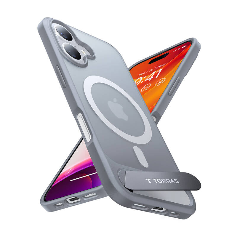 Etui Torras Pstand Series do iPhone 16 Plus (Titanium gray) - Image 1