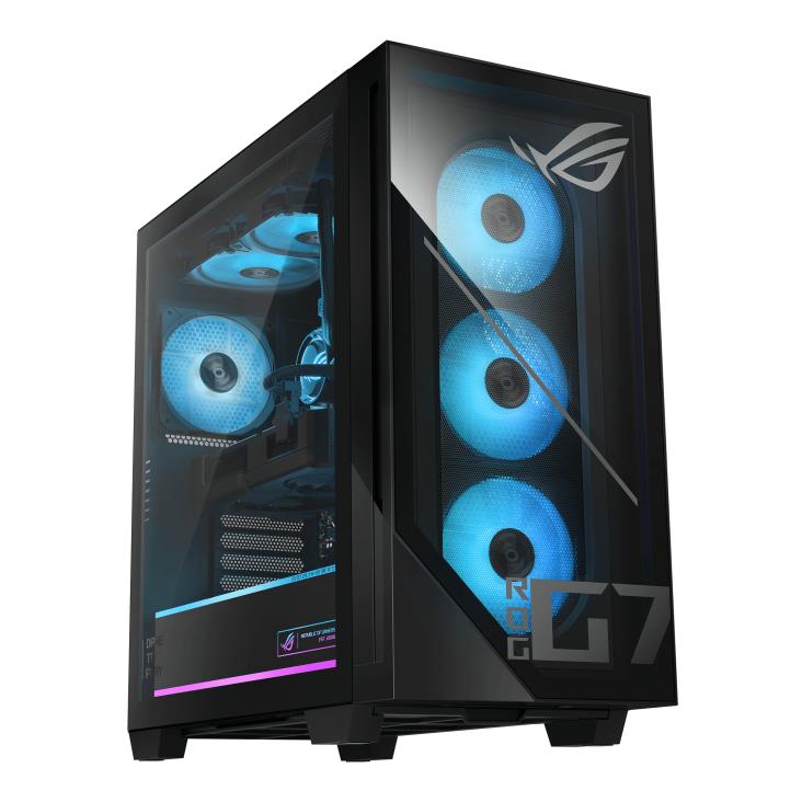 PC ASUS ROG G700 ROG Tower AMD RyzenT 7 9800X3D 32 GB DDR5-SDRAM Storage SSD SSD 1 TB AMD Radeon RX 9070 XT On board graphics AMD Radeon Graphics Wi-Fi Yes Bluetooth Yes Windows 11 Home 90PF05T1-M01MN0
