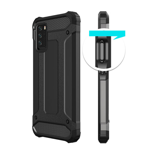 Hybrid Armor Case Tough Rugged Cover for Xiaomi Redmi Note 10 5G / Poco M3 Pro golden — Hurtel