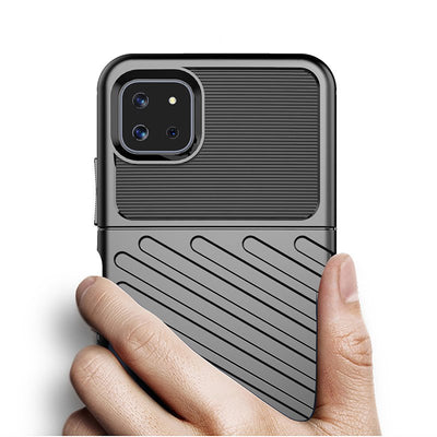 Thunder Case Flexible Tough Rugged Cover TPU Case for Samsung Galaxy A22 5G blue — Hurtel