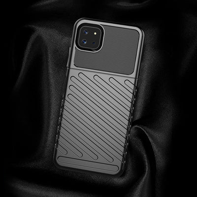 Thunder Case Flexible Tough Rugged Cover TPU Case for Samsung Galaxy A22 5G blue — Hurtel