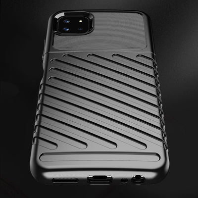 Thunder Case Flexible Tough Rugged Cover TPU Case for Samsung Galaxy A22 5G blue — Hurtel