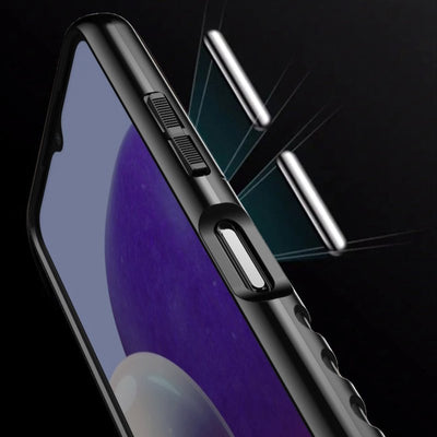 Thunder Case Flexible Tough Rugged Cover TPU Case for Samsung Galaxy A22 5G blue — Hurtel