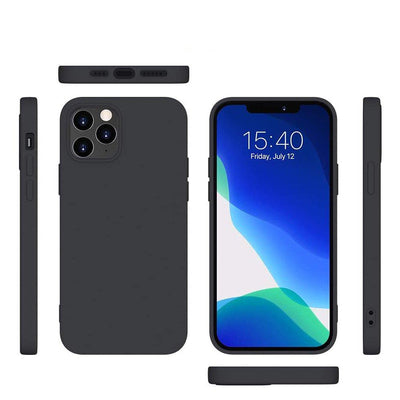 Silicone Case Soft Flexible Rubber Cover for Xiaomi Redmi Note 10 5G / Poco M3 Pro black — Hurtel