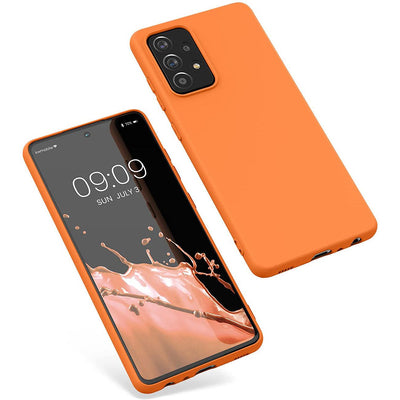 Silicone Case Soft Flexible Rubber Cover for Samsung Galaxy A22 4G red — Hurtel
