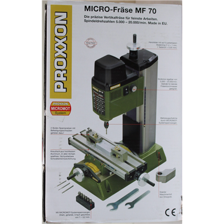 SALE OUT. PROXXON Metal Milling Machine MF 70 | SALE OUT. Proxxon Metal Milling Machine | MF 70 | 100 W | DAMAGED PACKAG
