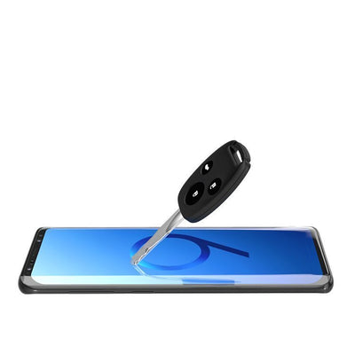 3D Edge Nano Flexi Glass Hybrid Full Screen Protector with frame for Samsung Galaxy S21+ 5G (S21 Plus 5G) black — Hurtel