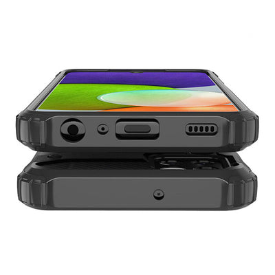 Hybrid Armor Case Tough Rugged Cover for Samsung Galaxy A22 4G golden — Hurtel