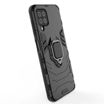 Ring Armor Case Kickstand Tough Rugged Cover for Samsung Galaxy A22 4G blue — Hurtel