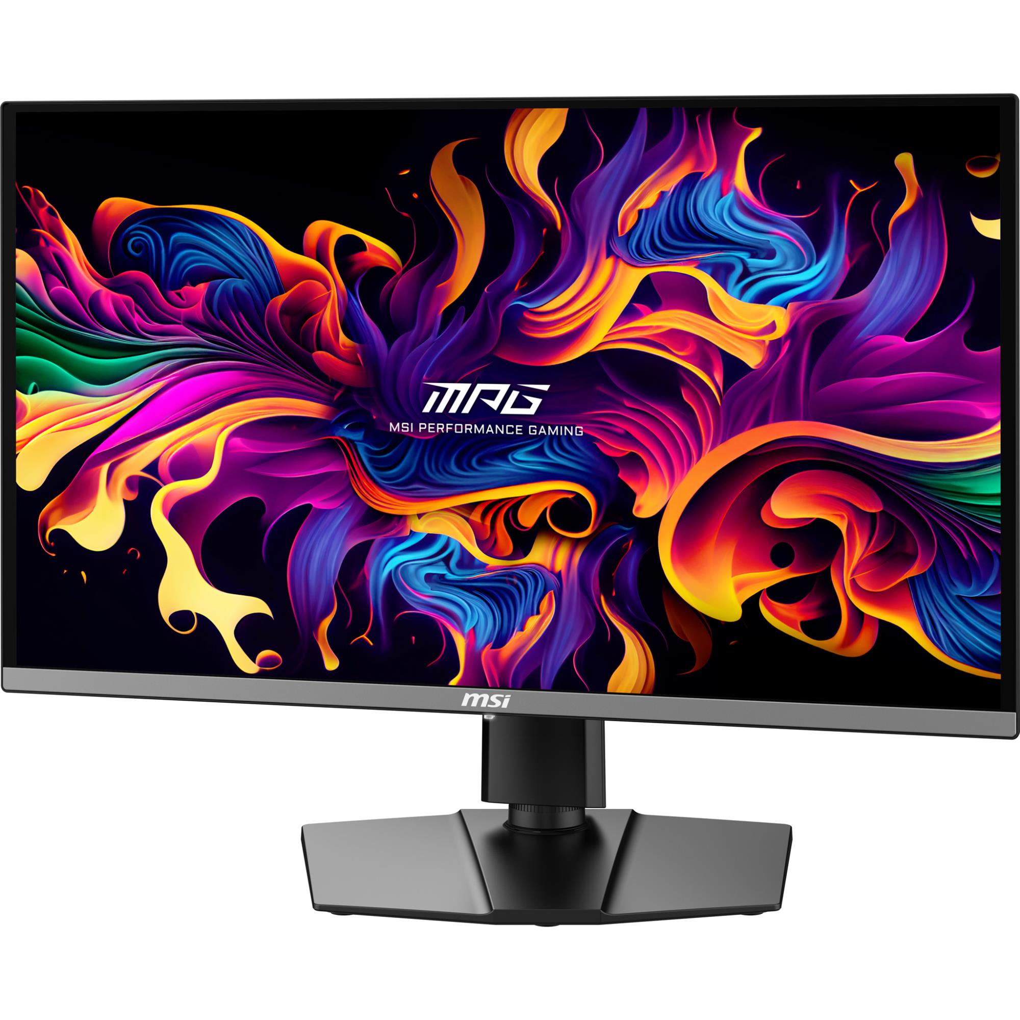 Monitor MSI MPG 271QRX QD-OLED 26.5" Gaming Panel QD-OLED 2560x1440 16:9 360Hz Matte 0.03 ms Swivel Pivot Height adjustable Tilt Colour Black MPG271QRXQD-OLED