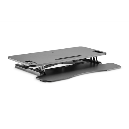 DA-90380-1 Ergonomic Workspace Riser | Height adjustment 10-50 cm | Maximum load weight 15 kg | Black