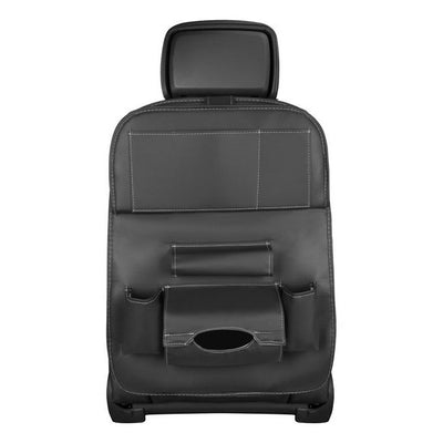 Car seat organizer seat protector seat cover shelf mini car table black — Hurtel