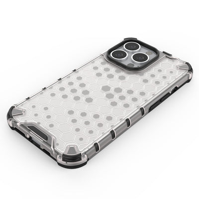 Honeycomb Case armor cover with TPU Bumper for iPhone 13 Pro blue — Hurtel