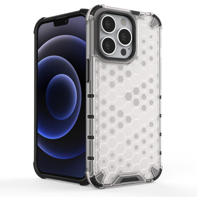 Honeycomb Case armor cover with TPU Bumper for iPhone 13 Pro red — Hurtel