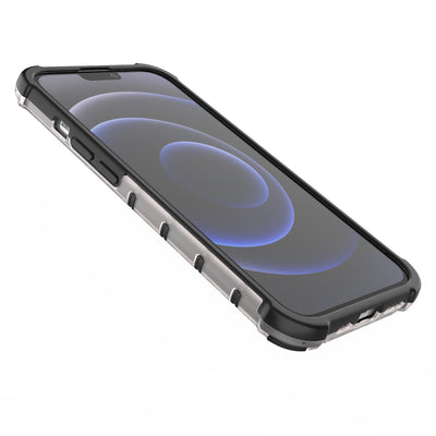Honeycomb Case armor cover with TPU Bumper for iPhone 13 Pro transparent — Hurtel