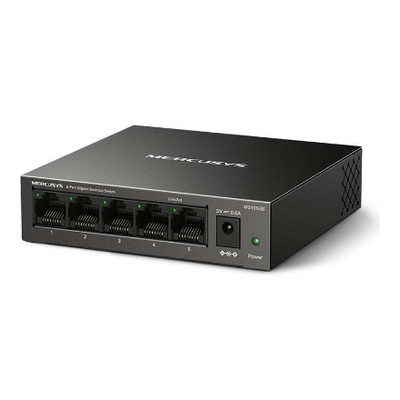 Mercusys | 5-Port Gigabit Desktop Switch | MS105GS | Unmanaged | Desktop | Gigabit Ethernet (copper) ports quantity 5