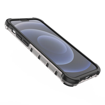 Honeycomb Case armor cover with TPU Bumper for iPhone 13 mini transparent — Hurtel