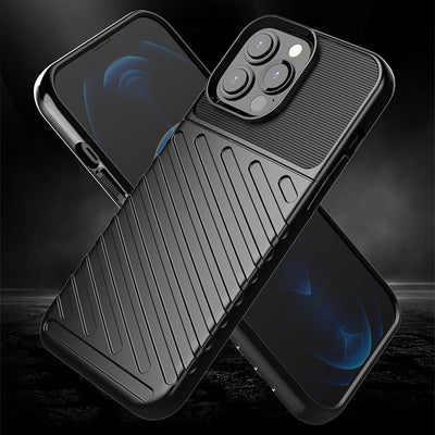 Thunder Case Flexible Tough Rugged Cover TPU Case for iPhone 13 Pro Max green — Hurtel