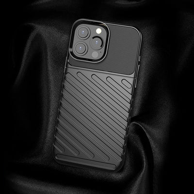Thunder Case Flexible Tough Rugged Cover TPU Case for iPhone 13 Pro Max green — Hurtel