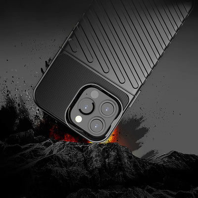 Thunder Case Flexible Tough Rugged Cover TPU Case for iPhone 13 Pro Max green — Hurtel
