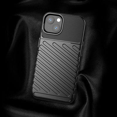Thunder Case Flexible Tough Rugged Cover TPU Case for iPhone 13 mini green — Hurtel