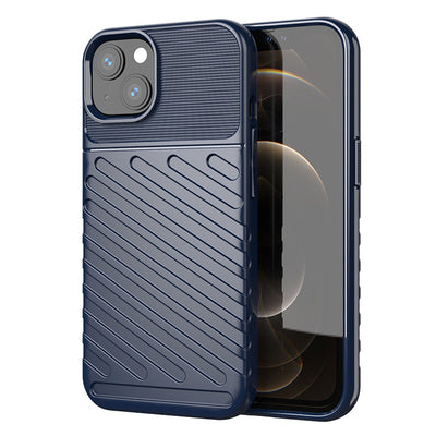 Thunder Case Flexible Tough Rugged Cover TPU Case for iPhone 13 mini blue — Hurtel