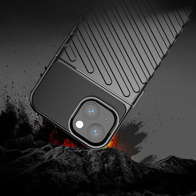 Thunder Case Flexible Tough Rugged Cover TPU Case for iPhone 13 mini blue — Hurtel