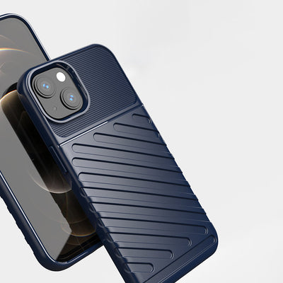 Thunder Case Flexible Tough Rugged Cover TPU Case for iPhone 13 mini blue — Hurtel
