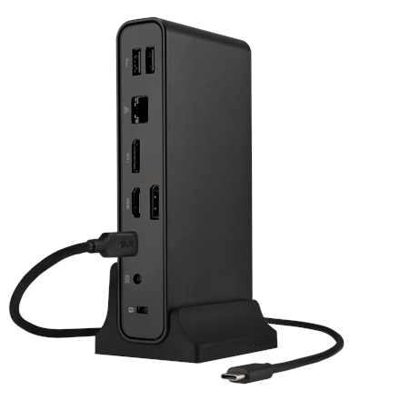 Asus Triple Display USB-C Dock Duo DC301 Duo | 90XB0A5N-BDS010 | Ethernet LAN (RJ-45) ports 1 | DisplayPorts quantity 2 