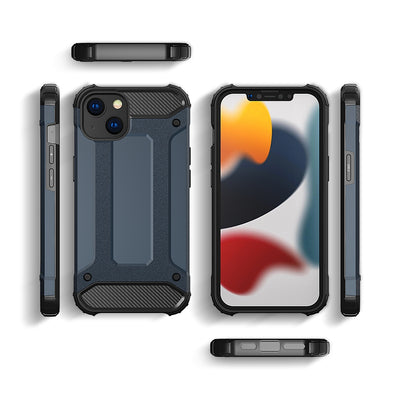Hybrid Armor Case Tough Rugged Cover for iPhone 13 golden — Hurtel