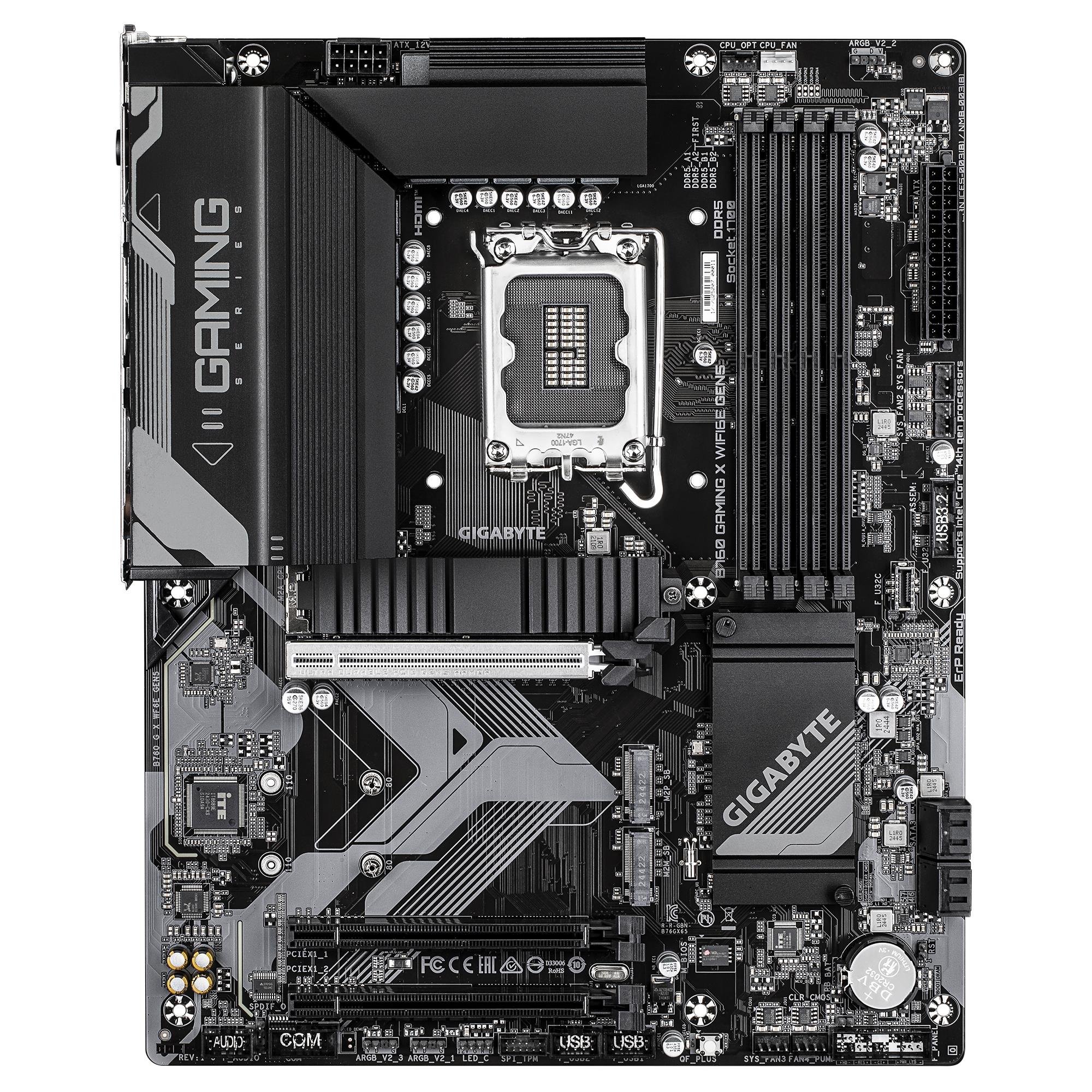 Mainboard GIGABYTE Intel B760 Express LGA1700 ATX Memory DDR5 B760GXWF6EGEN5