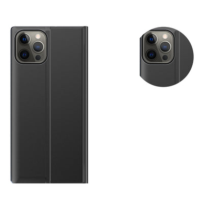 Sleep Case Bookcase Type Case with Smart Window for iPhone 13 Pro black — Hurtel