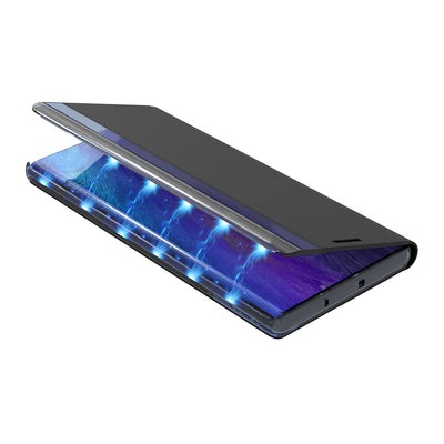 Sleep Case Bookcase Type Case with Smart Window for iPhone 13 blue — Hurtel