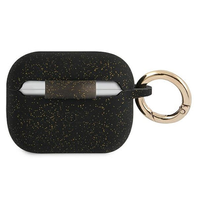 Guess Silicone Glitter Case for AirPods Pro - Black
