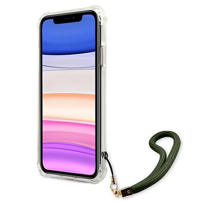 Guess GUHCN61KSARKA iPhone 11 6.1" / Xr green/khaki hardcase Camo Collection